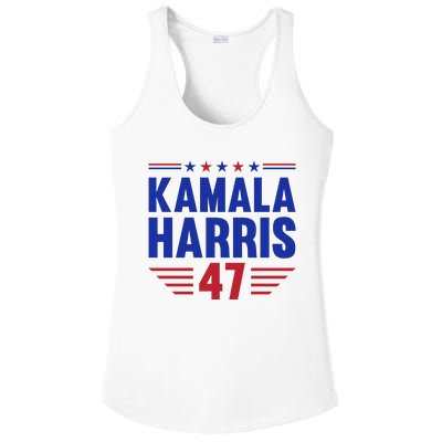 Kamala Harris 2024 Madam President Kamala Harris 47 Ladies PosiCharge Competitor Racerback Tank