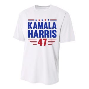 Kamala Harris 2024 Madam President Kamala Harris 47 Performance Sprint T-Shirt