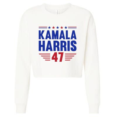 Kamala Harris 2024 Madam President Kamala Harris 47 Cropped Pullover Crew