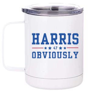 Kamala Harris 2024 Obviously 12 oz Stainless Steel Tumbler Cup