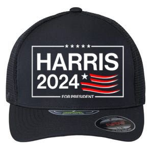 Kamala Harris 2024 For President Flexfit Unipanel Trucker Cap