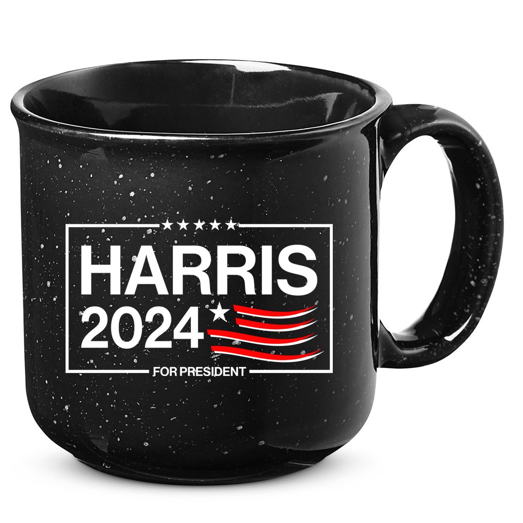 Kamala Harris 2024 For President 15oz Campfire Ceramic Mug