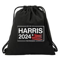 Kamala Harris 2024 For President Drawstring Bag