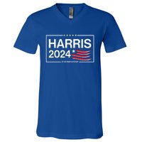 Kamala Harris 2024 For President V-Neck T-Shirt