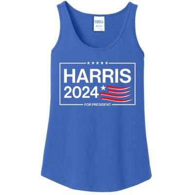 Kamala Harris 2024 For President Ladies Essential Tank