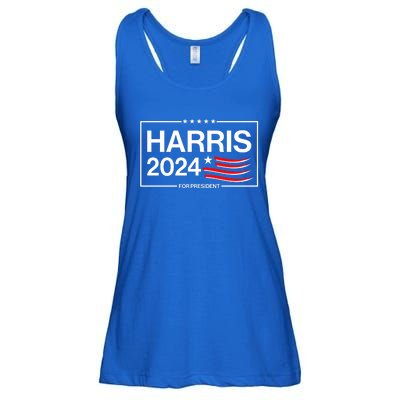 Kamala Harris 2024 For President Ladies Essential Flowy Tank