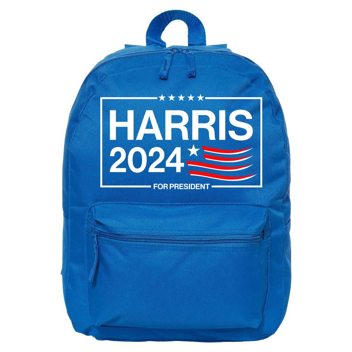 Kamala Harris 2024 For President 16 in Basic Backpack
