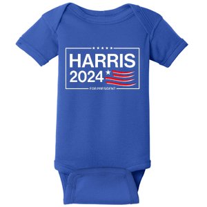 Kamala Harris 2024 For President Baby Bodysuit