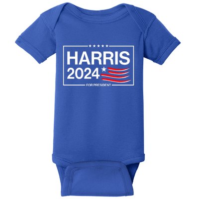 Kamala Harris 2024 For President Baby Bodysuit