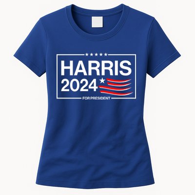Kamala Harris 2024 For President Womens T-Shirt
