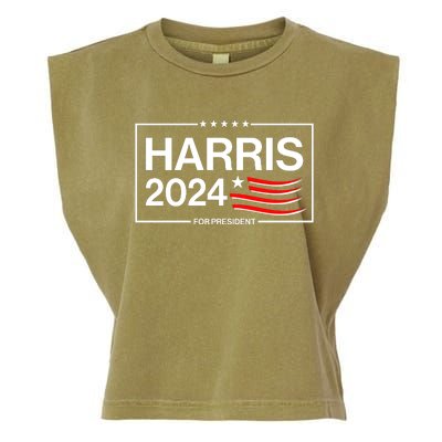 Kamala Harris 2024 For President Garment-Dyed Women's Muscle Tee