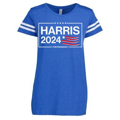 Kamala Harris 2024 For President Enza Ladies Jersey Football T-Shirt