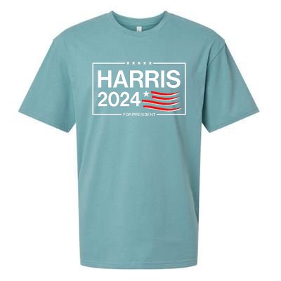 Kamala Harris 2024 For President Sueded Cloud Jersey T-Shirt