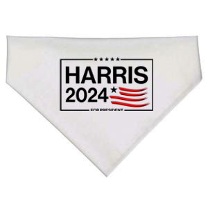 Kamala Harris 2024 For President USA-Made Doggie Bandana