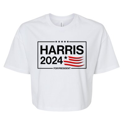 Kamala Harris 2024 For President Bella+Canvas Jersey Crop Tee