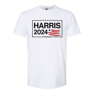 Kamala Harris 2024 For President Softstyle® CVC T-Shirt