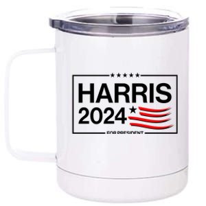 Kamala Harris 2024 For President 12 oz Stainless Steel Tumbler Cup