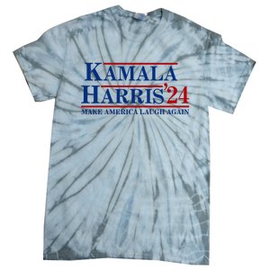 Kamala Harris 2024 Make America Laugh Again Tie-Dye T-Shirt