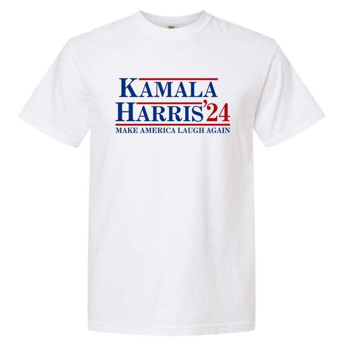 Kamala Harris 2024 Make America Laugh Again Garment-Dyed Heavyweight T-Shirt