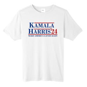 Kamala Harris 2024 Make America Laugh Again Tall Fusion ChromaSoft Performance T-Shirt