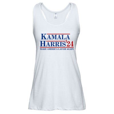 Kamala Harris 2024 Make America Laugh Again Ladies Essential Flowy Tank