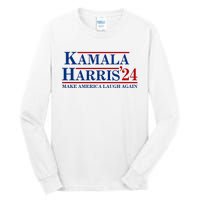 Kamala Harris 2024 Make America Laugh Again Tall Long Sleeve T-Shirt