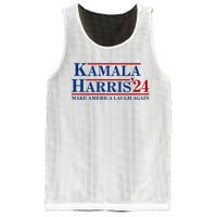 Kamala Harris 2024 Make America Laugh Again Mesh Reversible Basketball Jersey Tank