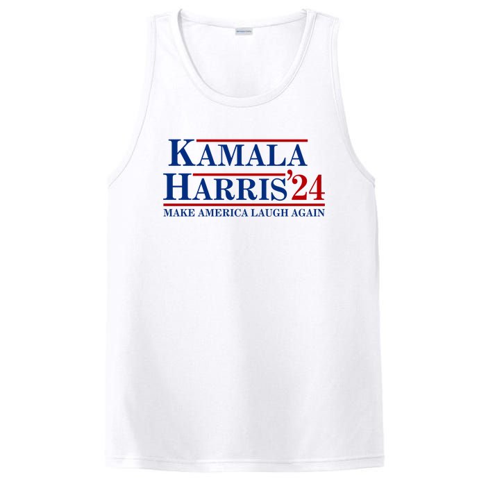 Kamala Harris 2024 Make America Laugh Again PosiCharge Competitor Tank