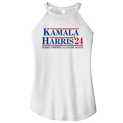 Kamala Harris 2024 Make America Laugh Again Women’s Perfect Tri Rocker Tank