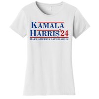 Kamala Harris 2024 Make America Laugh Again Women's T-Shirt