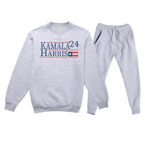 Kamala Harris 2024 For President Premium Crewneck Sweatsuit Set