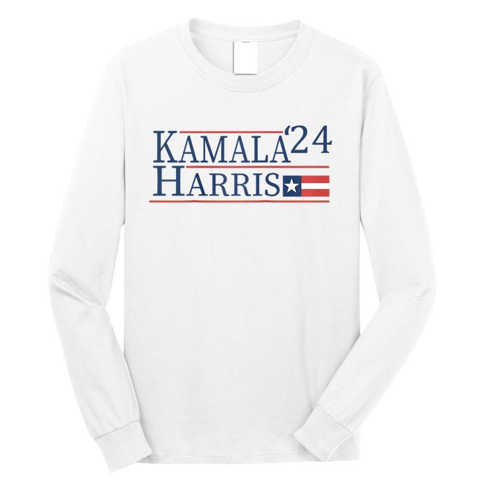 Kamala Harris 2024 For President Long Sleeve Shirt