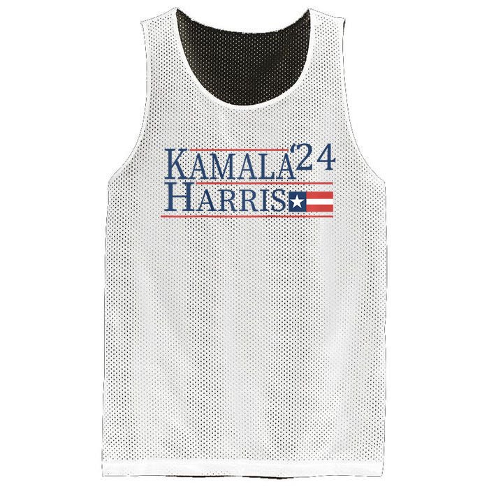 Kamala Harris 2024 For President Mesh Reversible Basketball Jersey Tank