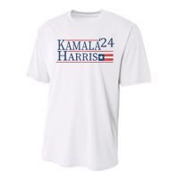 Kamala Harris 2024 For President Performance Sprint T-Shirt