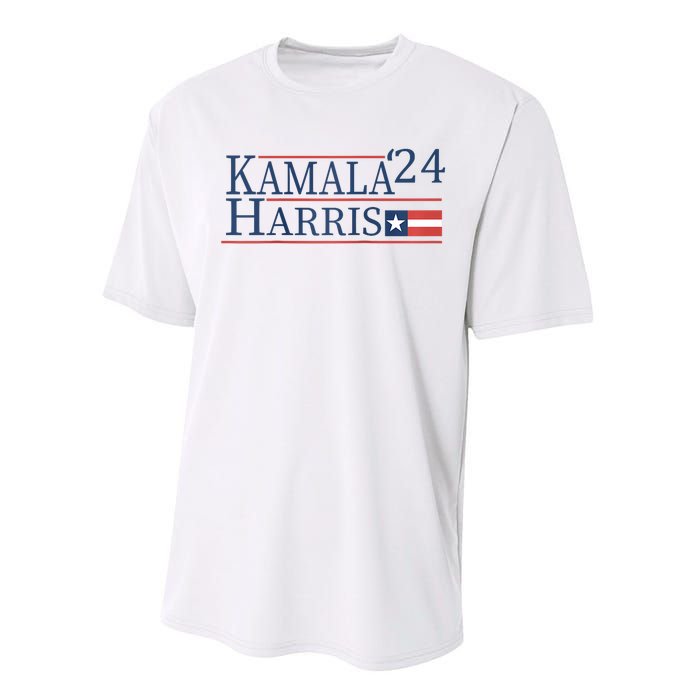 Kamala Harris 2024 For President Performance Sprint T-Shirt