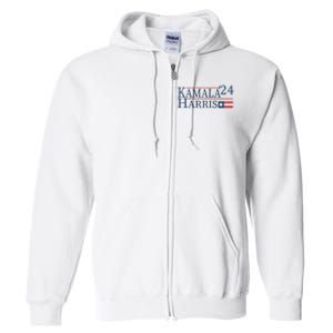 Kamala Harris 2024 For President Full Zip Hoodie