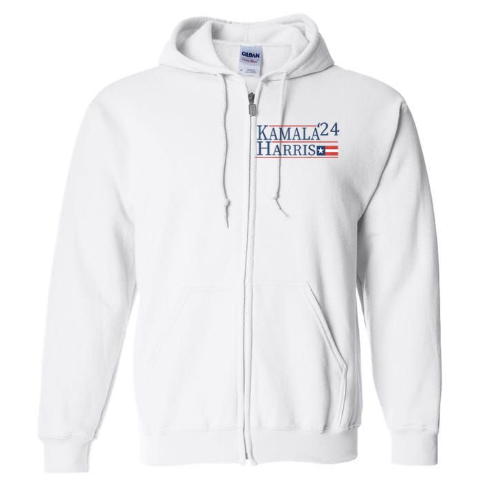 Kamala Harris 2024 For President Full Zip Hoodie