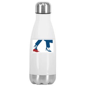 Kalama Harris 2024 Retro Comma La Red Hat Anti Trump Maga Stainless Steel Insulated Water Bottle