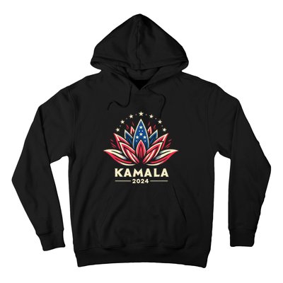 Kamala Harris 2024 Presidential Campaign American Lotus Hoodie