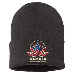 Kamala Harris 2024 Presidential Campaign American Lotus Sustainable Knit Beanie