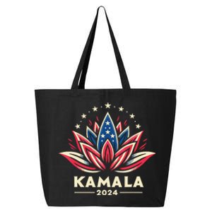 Kamala Harris 2024 Presidential Campaign American Lotus 25L Jumbo Tote