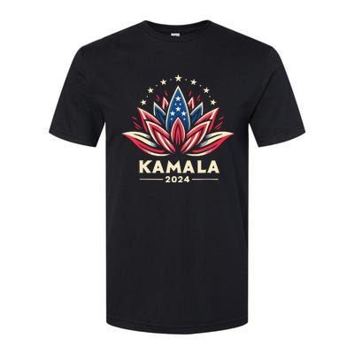 Kamala Harris 2024 Presidential Campaign American Lotus Softstyle® CVC T-Shirt