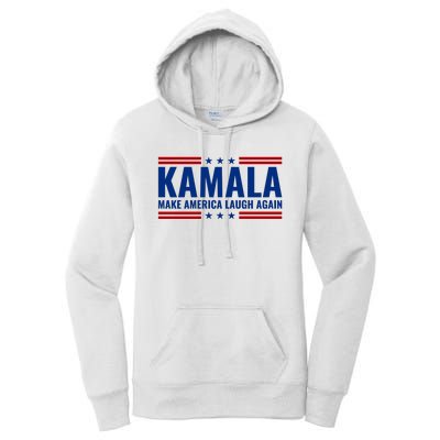 Kamala Harris 2024 Make America Laugh Again Women's Pullover Hoodie