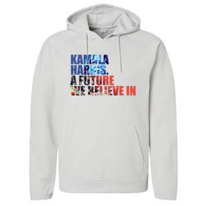 Kamala Harris 2024 Presidential Campaign Performance Fleece Hoodie