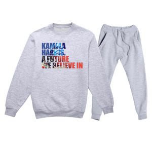 Kamala Harris 2024 Presidential Campaign Premium Crewneck Sweatsuit Set