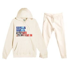 Kamala Harris 2024 Presidential Campaign Premium Hooded Sweatsuit Set