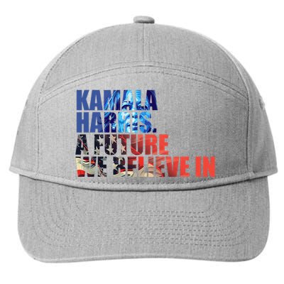 Kamala Harris 2024 Presidential Campaign 7-Panel Snapback Hat