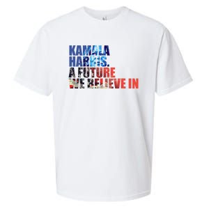 Kamala Harris 2024 Presidential Campaign Sueded Cloud Jersey T-Shirt