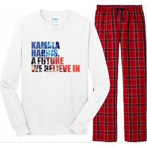 Kamala Harris 2024 Presidential Campaign Long Sleeve Pajama Set