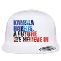 Kamala Harris 2024 Presidential Campaign Flat Bill Trucker Hat